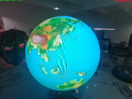 球形屏車(chē)間老化效果