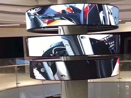 單面圓環(huán)顯示屏工程案例